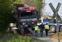 Schwerer VU LKW Zug Bergheim Kenten Koelnerstr P540